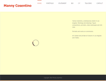 Tablet Screenshot of mannycosentino.com